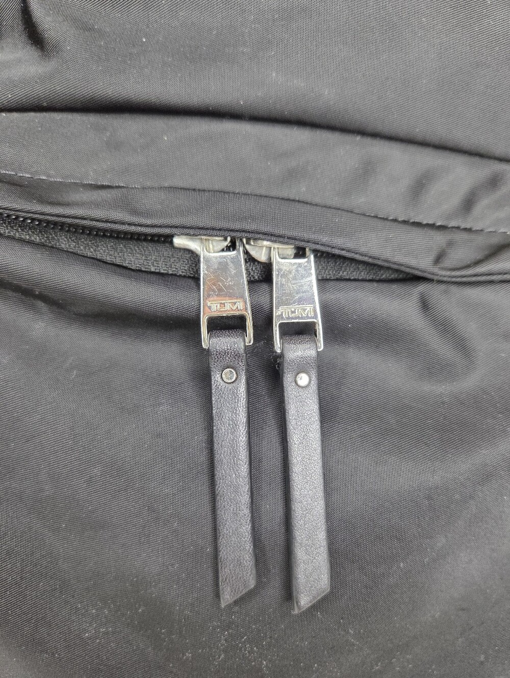 Tumi - Black Nylon Backpack - Sleek Everyday Travel Bag - Picture 8 of 16